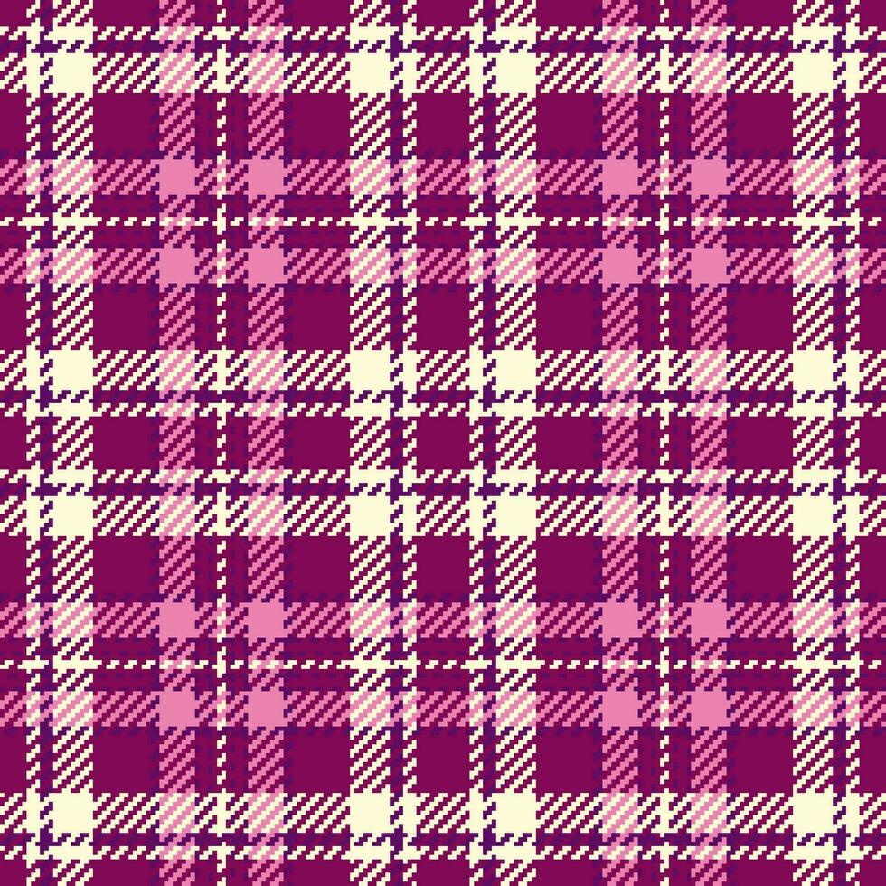 Pattern check texture of seamless background tartan with a fabric textile plaid vector. vector