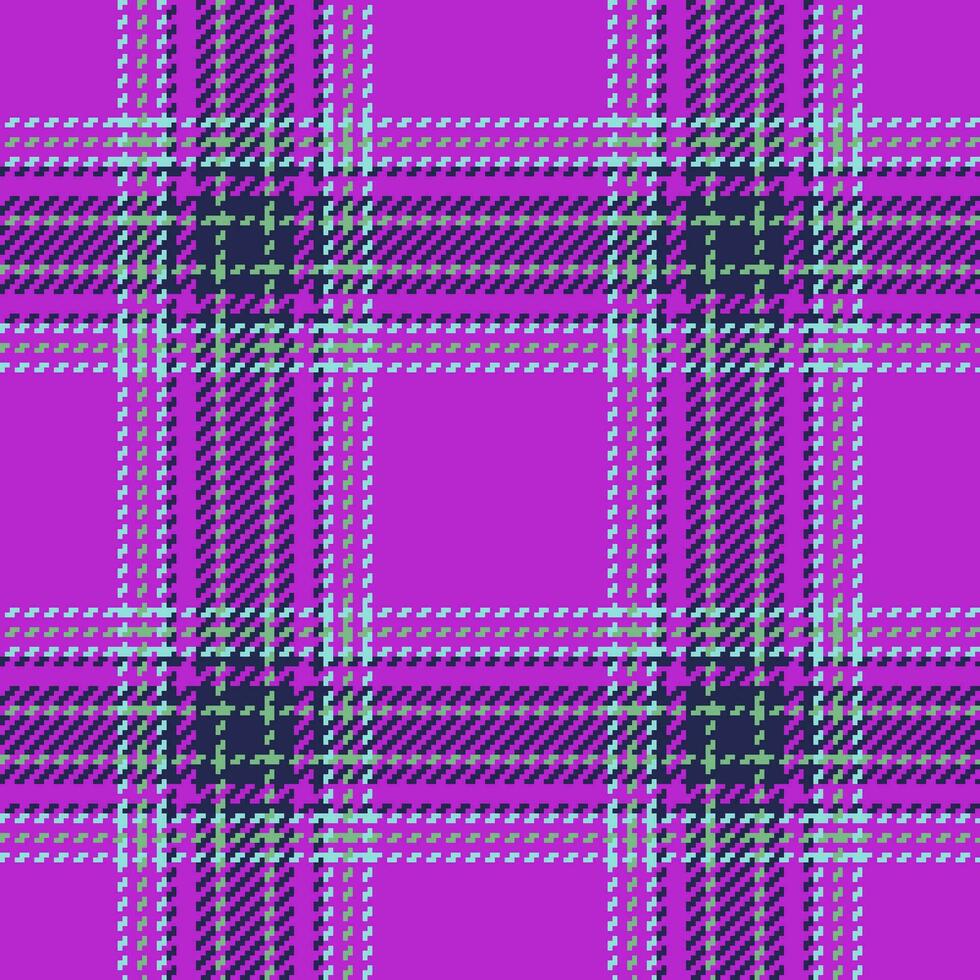 Fabric vector seamless of plaid pattern textile with a tartan check texture background.