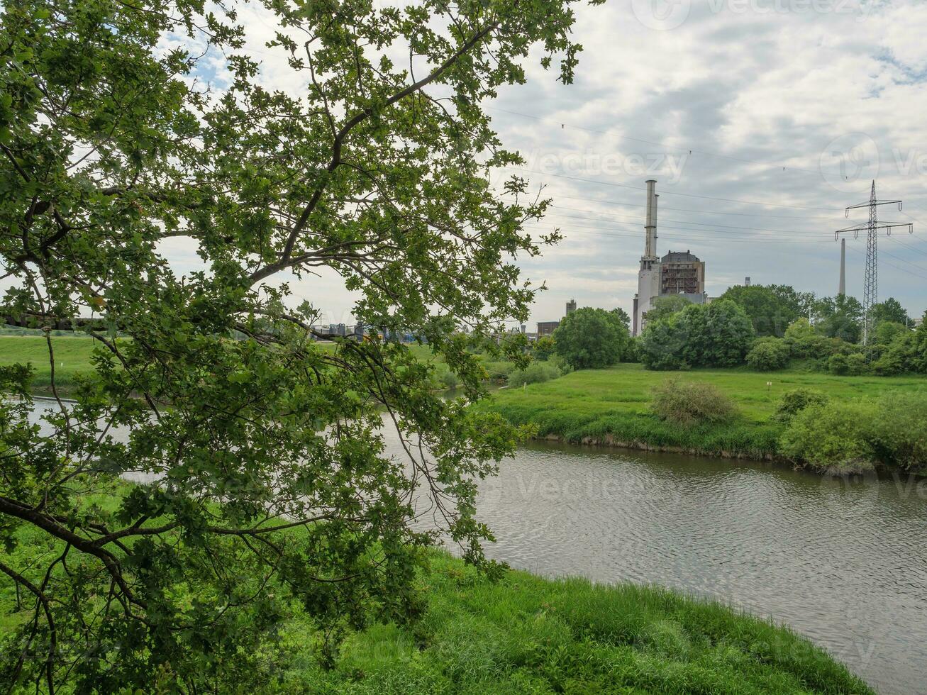 lippe river in germany photo