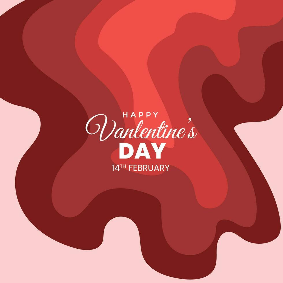 Valentine Day Abstract background with Red rose Color vector