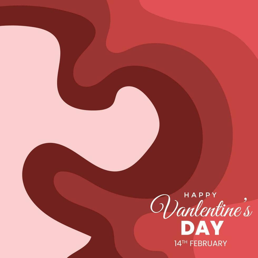 Valentine Day Abstract background with Red rose Color vector
