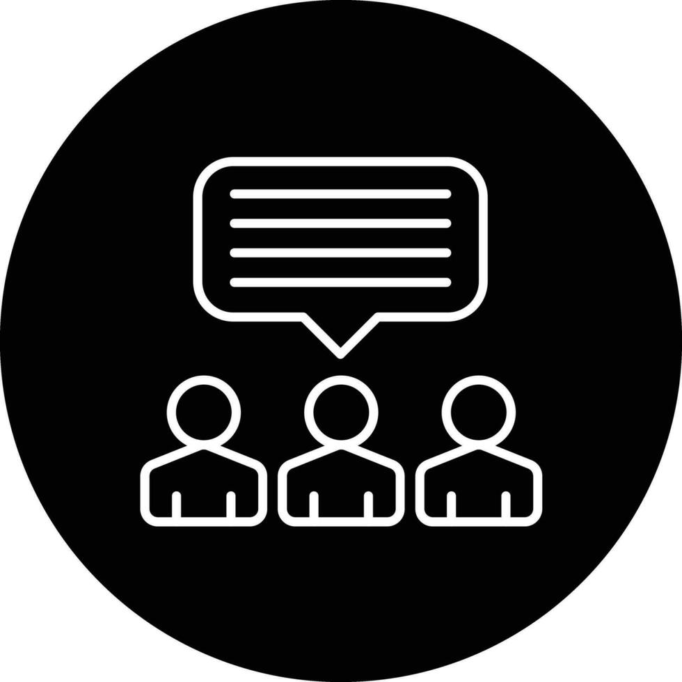 Audience Feedback Vector Icon