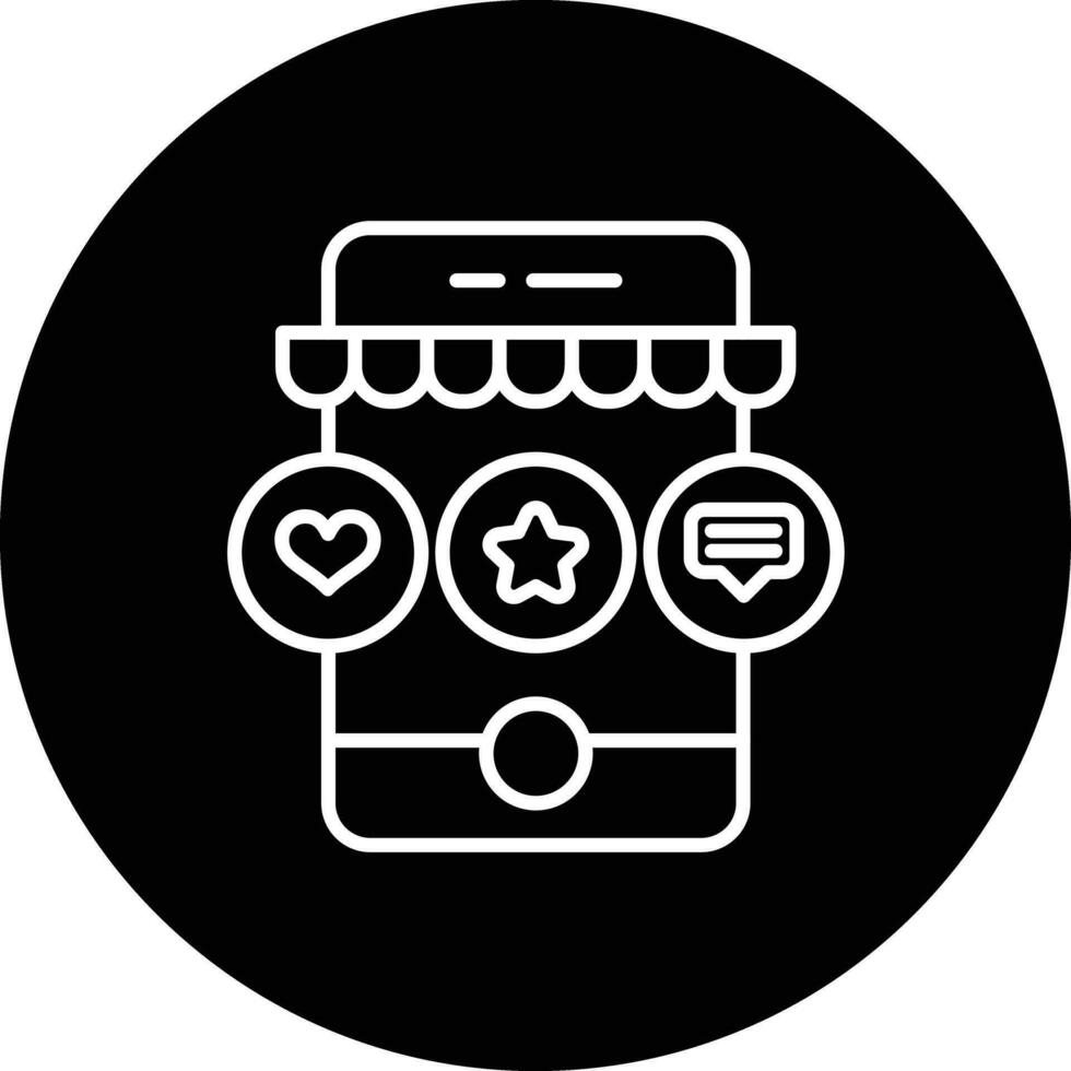 Influencer Marketplace Vector Icon