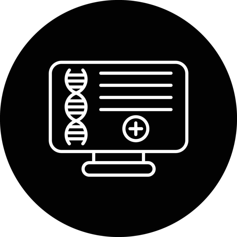 computacional biología vector icono