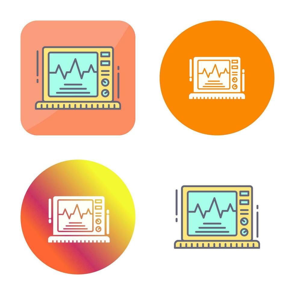 Ekg Monitor Vector Icon