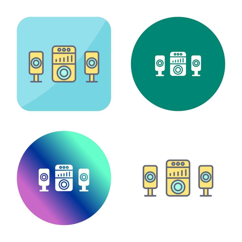 Sound System Vector Icon