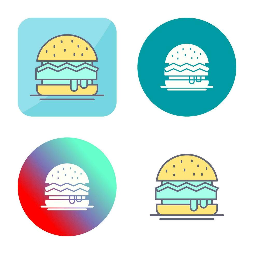 Hamburger Vector Icon