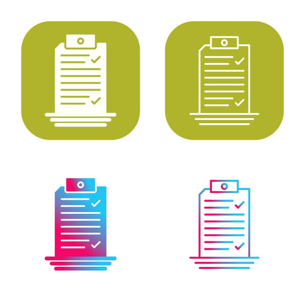 Check List Vector Icon