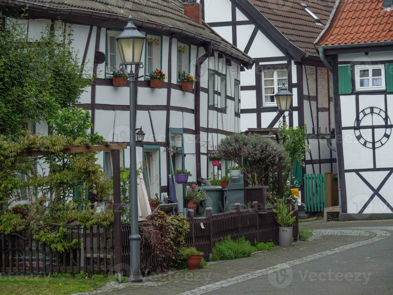 herten en el alemán ruhr aerea foto