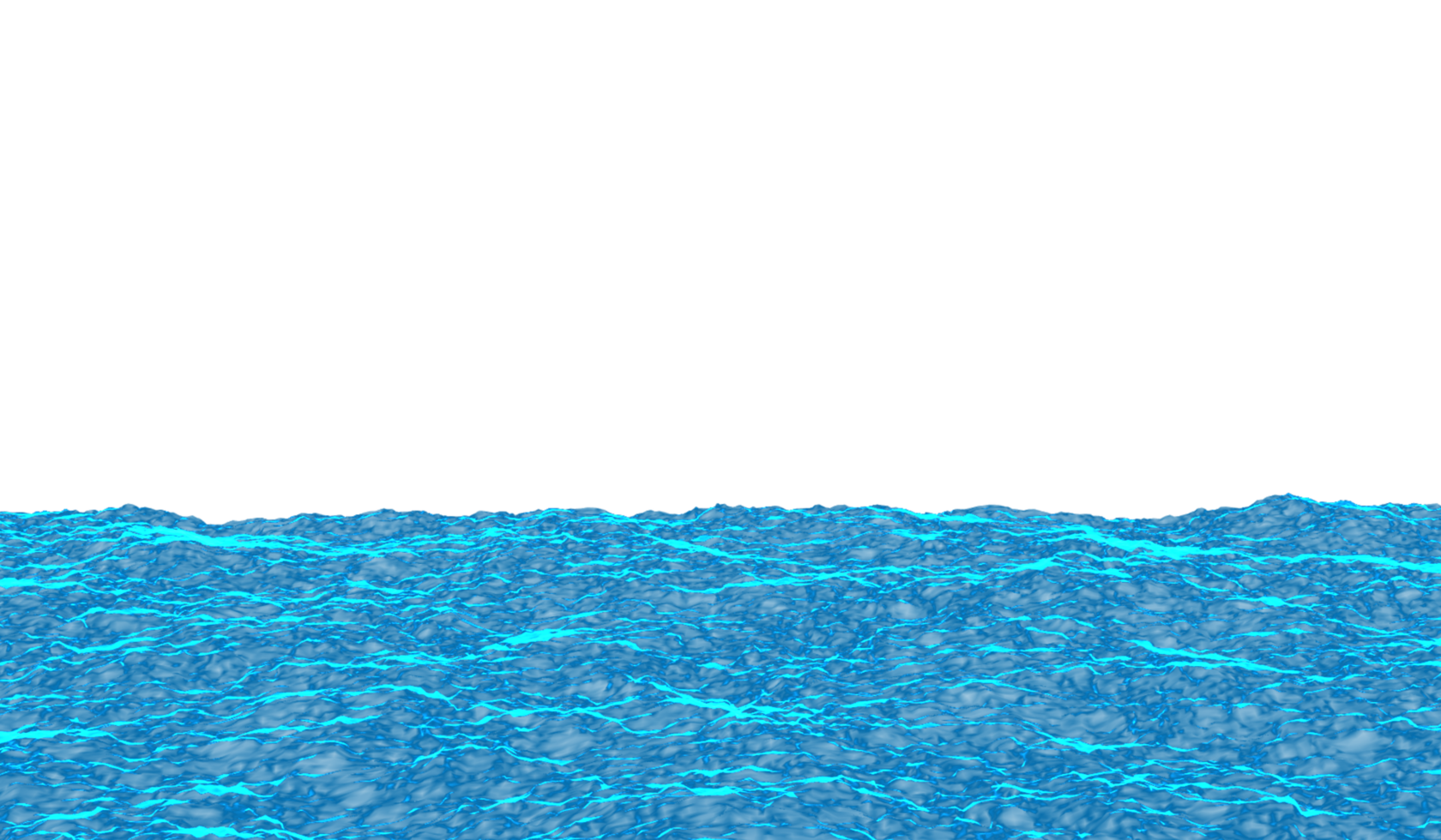 digital tecnología resumen azul ligero partículas agua olas png