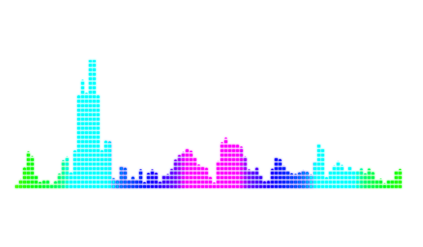 sound wave light particles Sound spectrum dance png