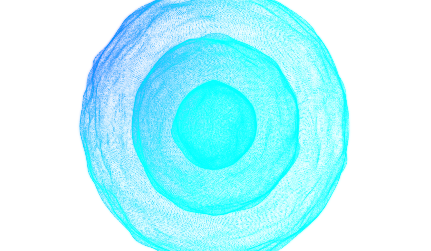 3D abstract digital technology blue light particles wave png