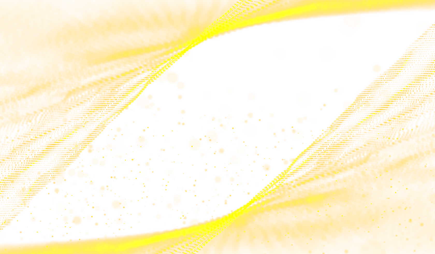 3D abstract digital technology yellow-orange light particles wave png