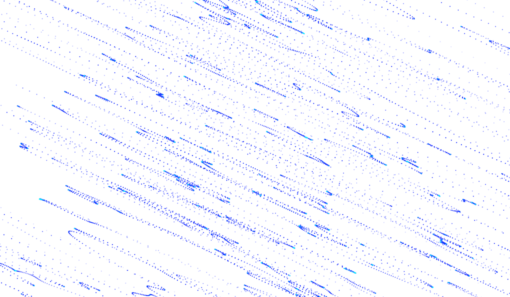 3D abstract digital technology blue light particles png