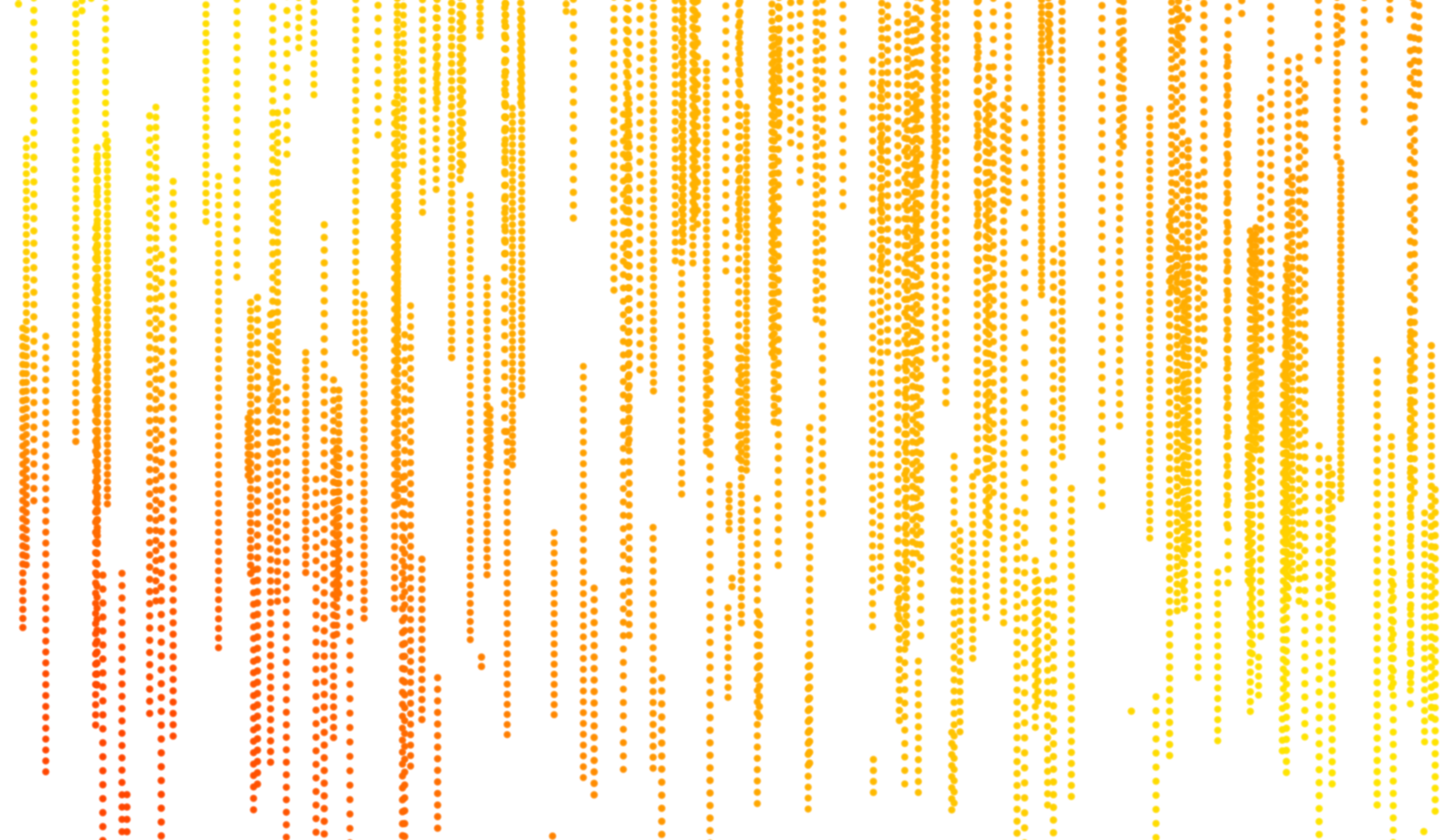 3D abstract digital technology yellow-orang light particles png