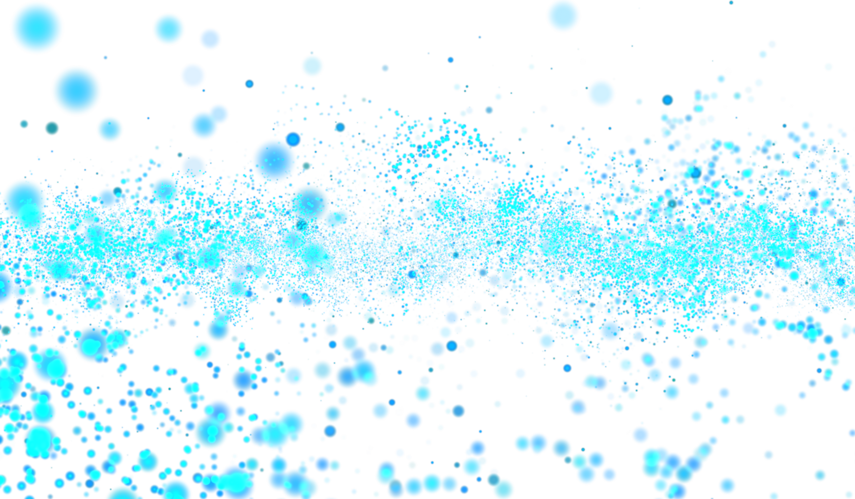 3D abstract digital technology blue light particles png