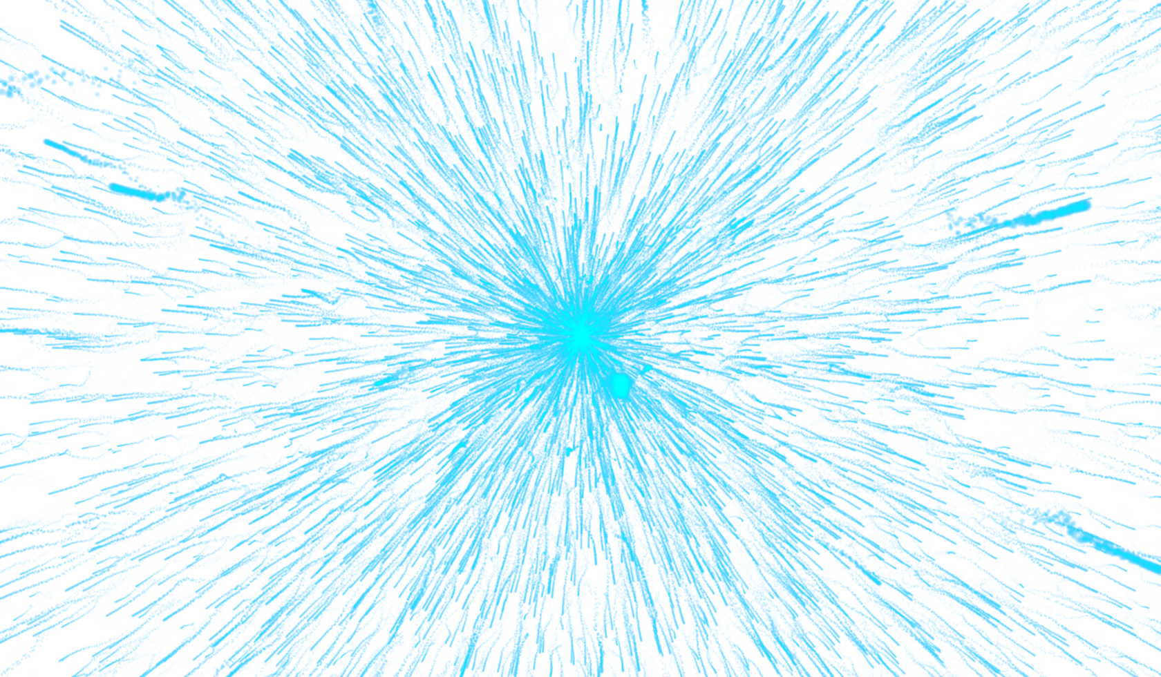 3D abstract digital technology blue light particles png