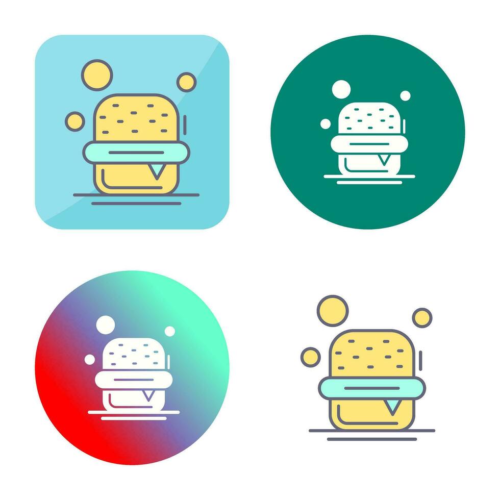 icono de vector de hamburguesa