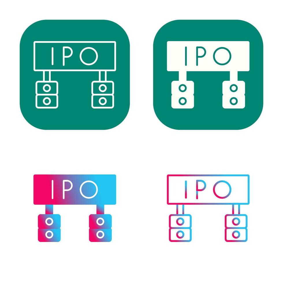 Ipo Vector Icon