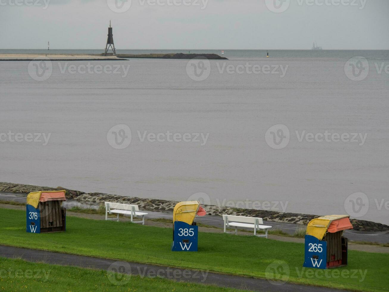 cuxhaven en el mar del norte foto