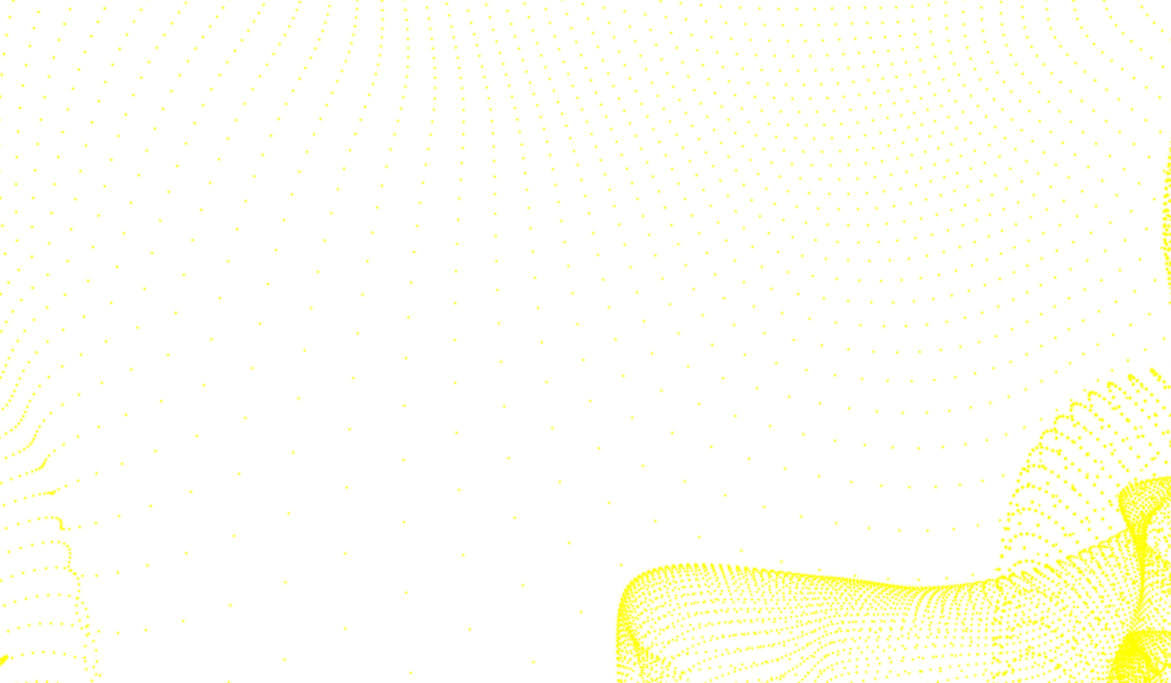 3D abstract digital technology yellow-orange light particles png