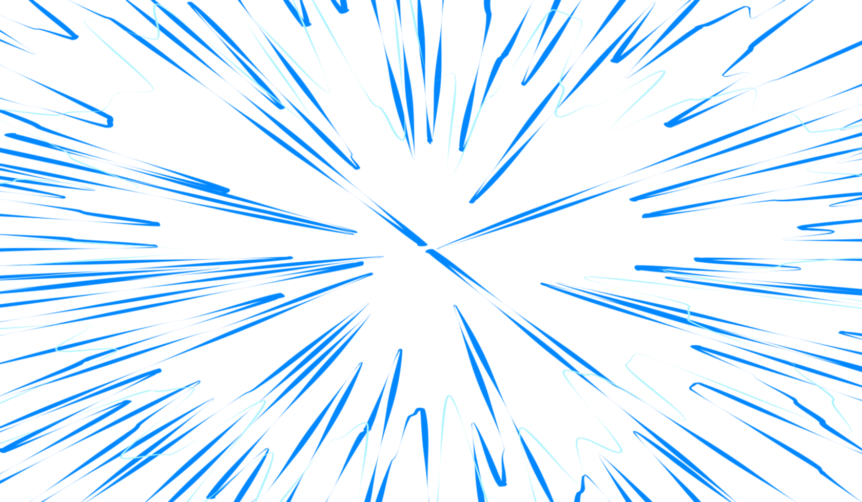 Zoom anime bleu la vitesse ligne sur pour bande dessinée png