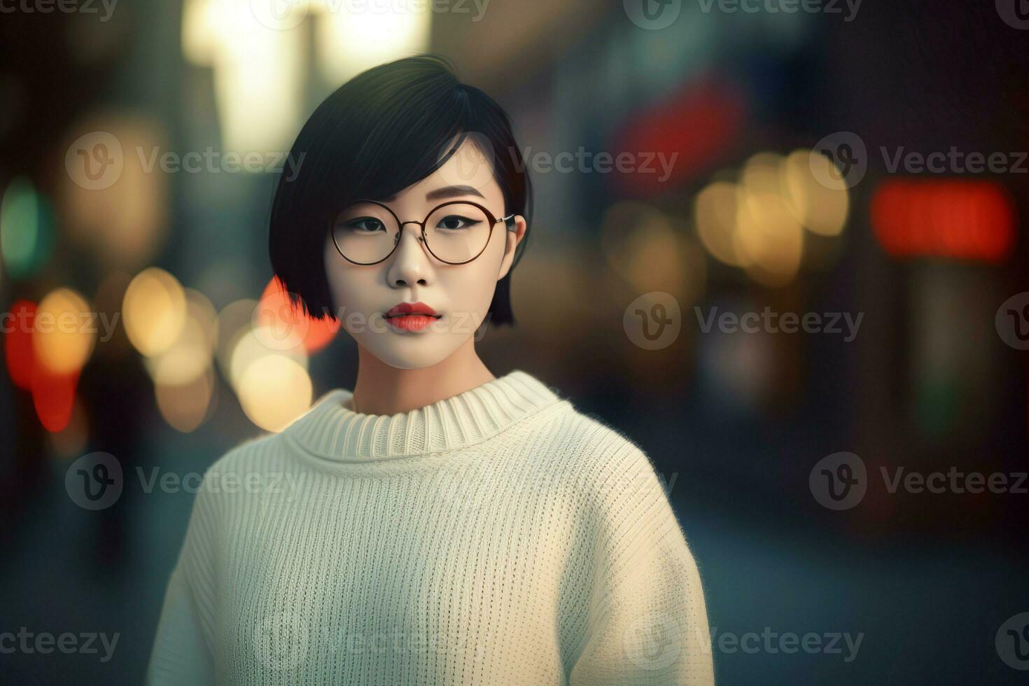 Chinese cute girl. Generate ai photo