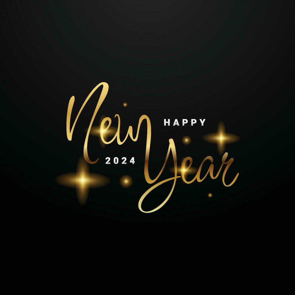 Lettering New Year Collection Set vector