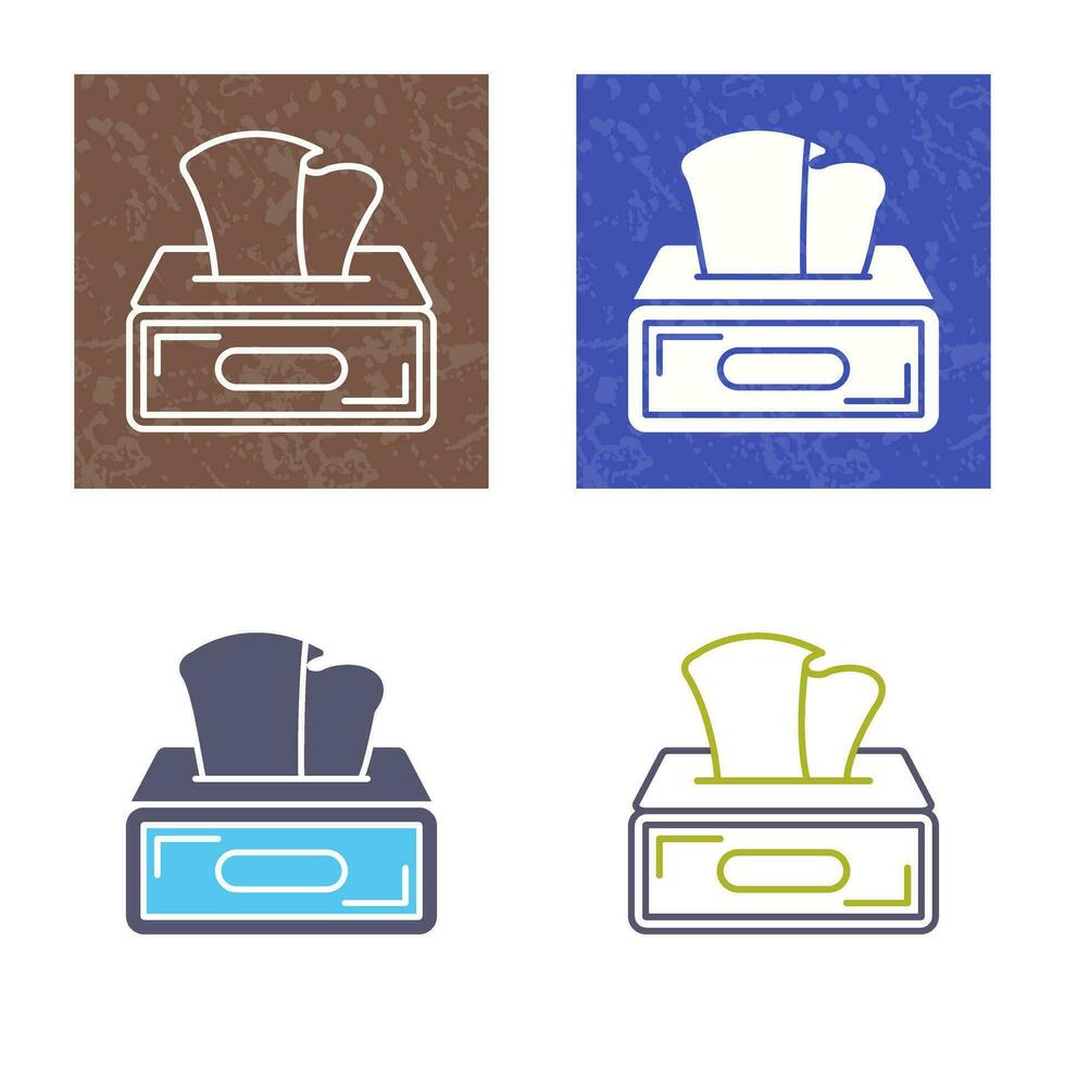 Tissue Box Vector Icon