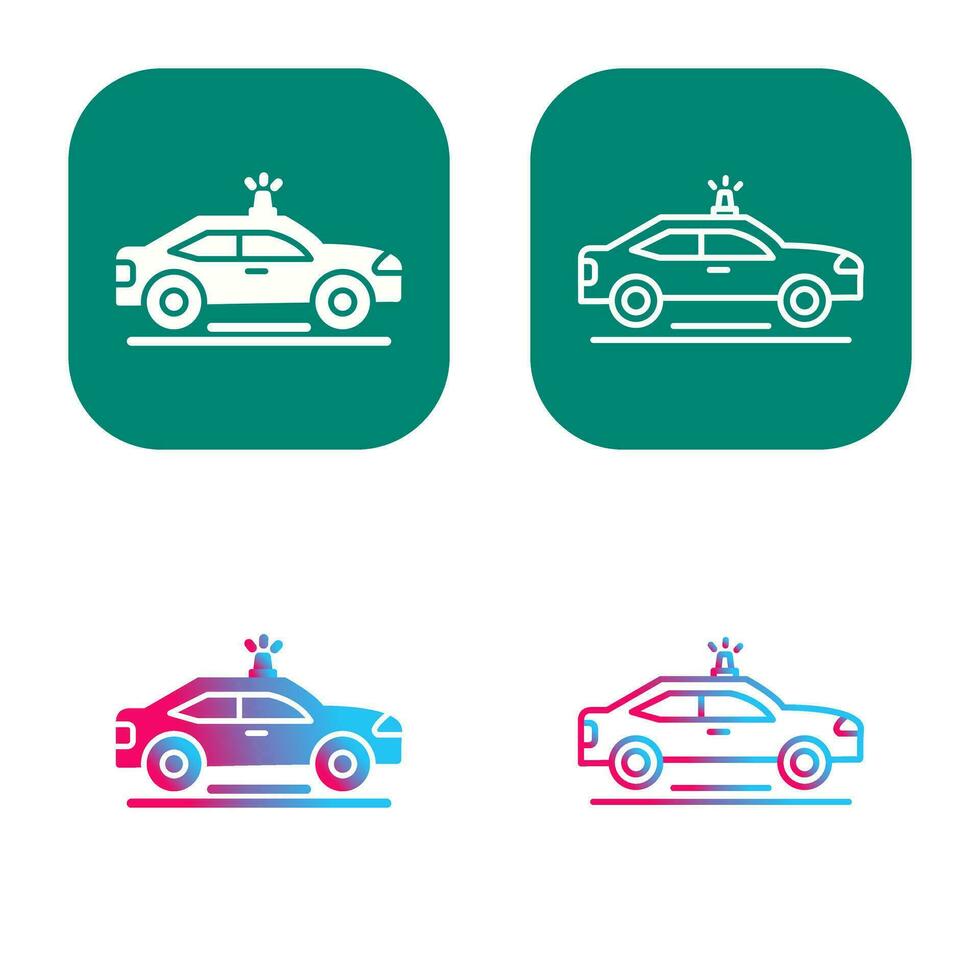 Police Car Vector Icon