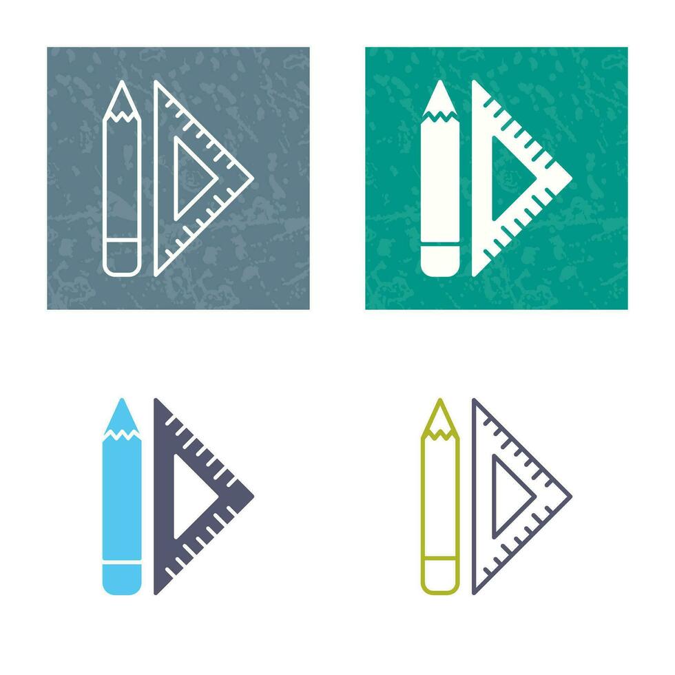 Set Square Vector Icon