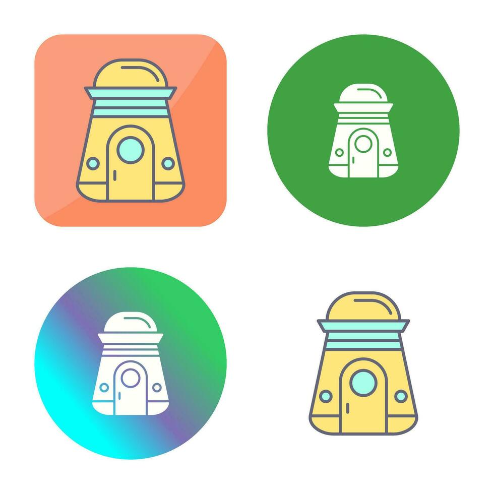 Space Capsule Vector Icon