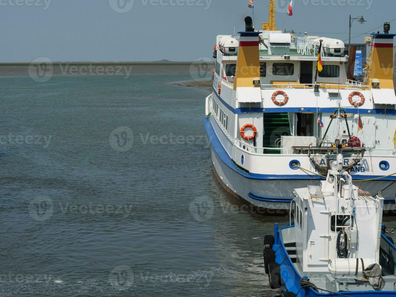 husum at the north sea in germany photo