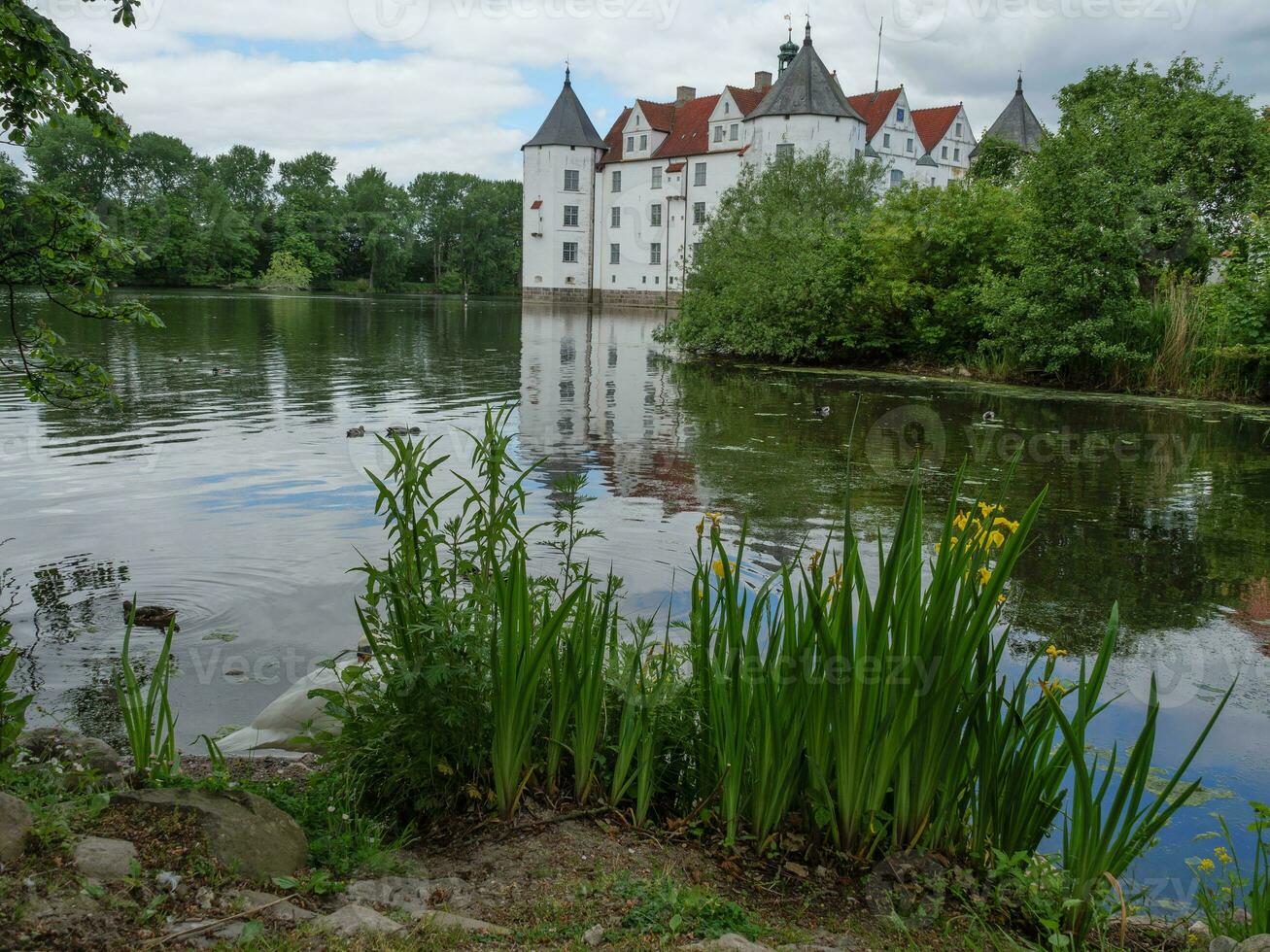 Glucsburg castillo en Alemania foto