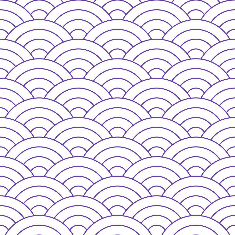 Purple Japanese wave pattern background. Japanese pattern vector. Waves background illustration. for clothing, wrapping paper, backdrop, background, gift card. vector