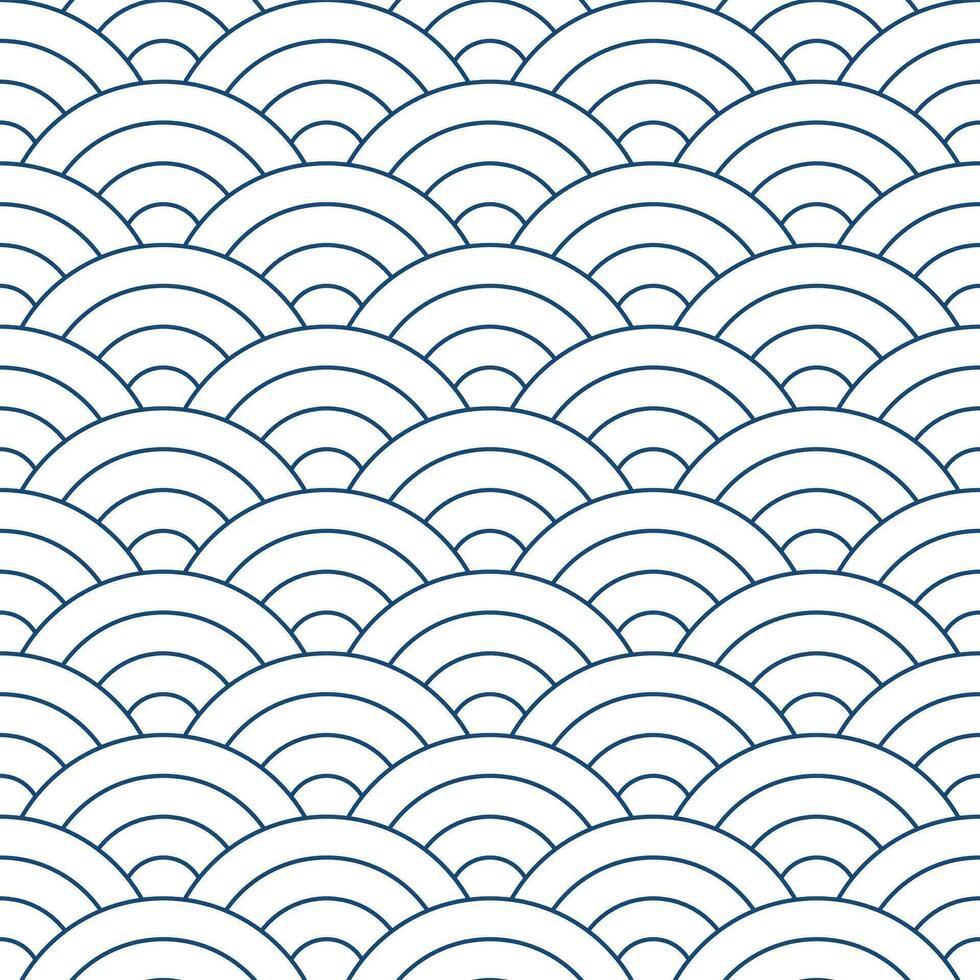 Grey Japanese wave pattern background. Japanese pattern vector. Waves background illustration. for clothing, wrapping paper, backdrop, background, gift card. vector