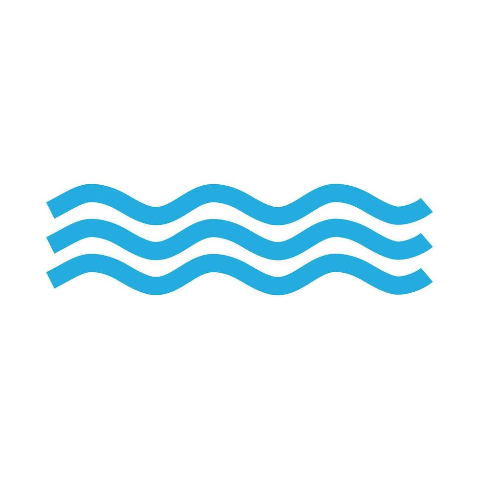 Water wave Logo vector and symbol Template