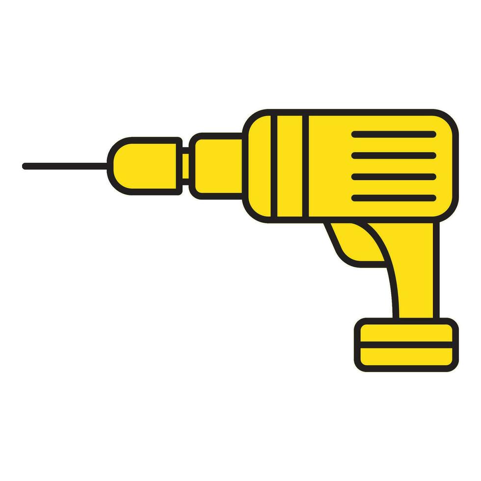 electric drill icon vector