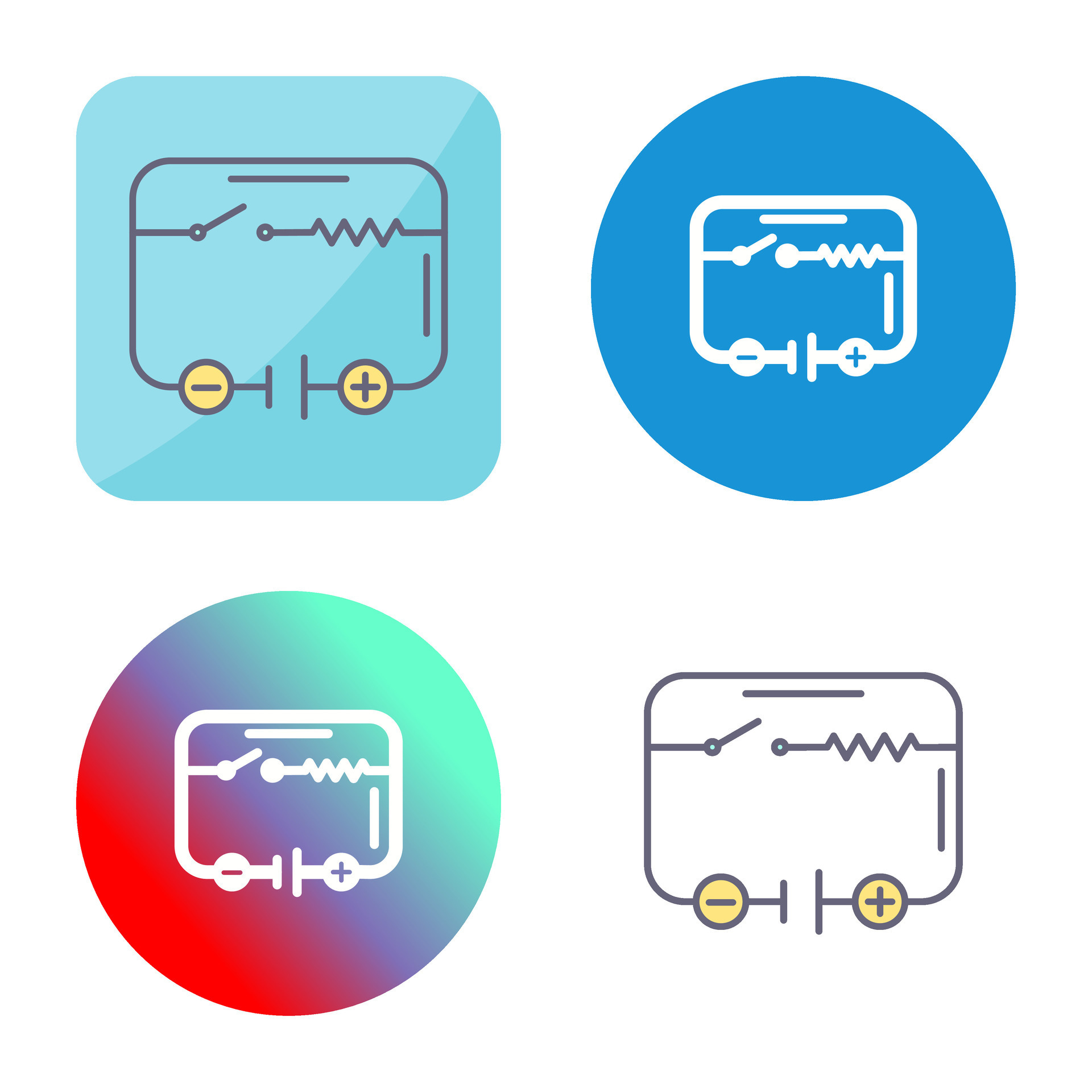 Electrical Circuit Vector Icon 33167305 Vector Art at Vecteezy