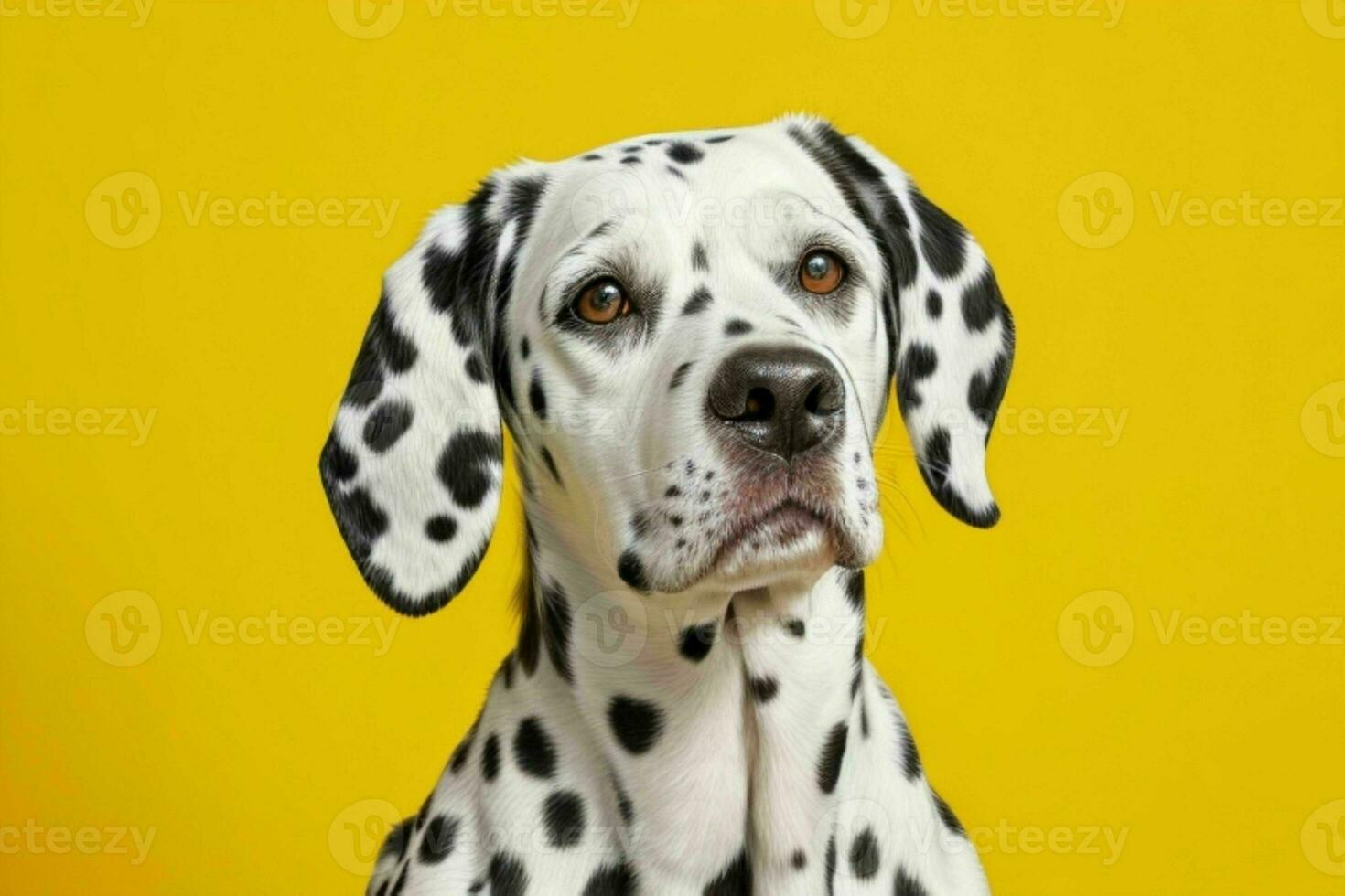 Photo of dalmatian dog. AI Generative Pro Photo