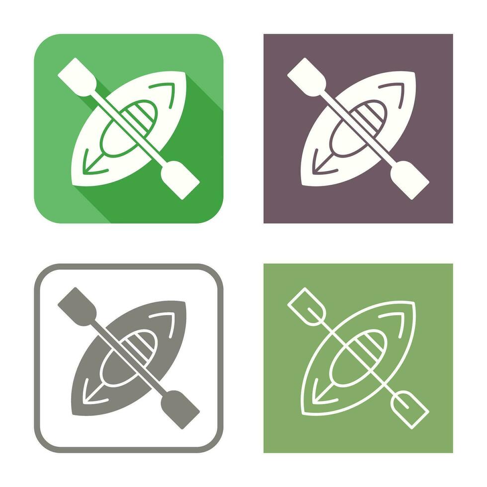 Kayak Vector Icon
