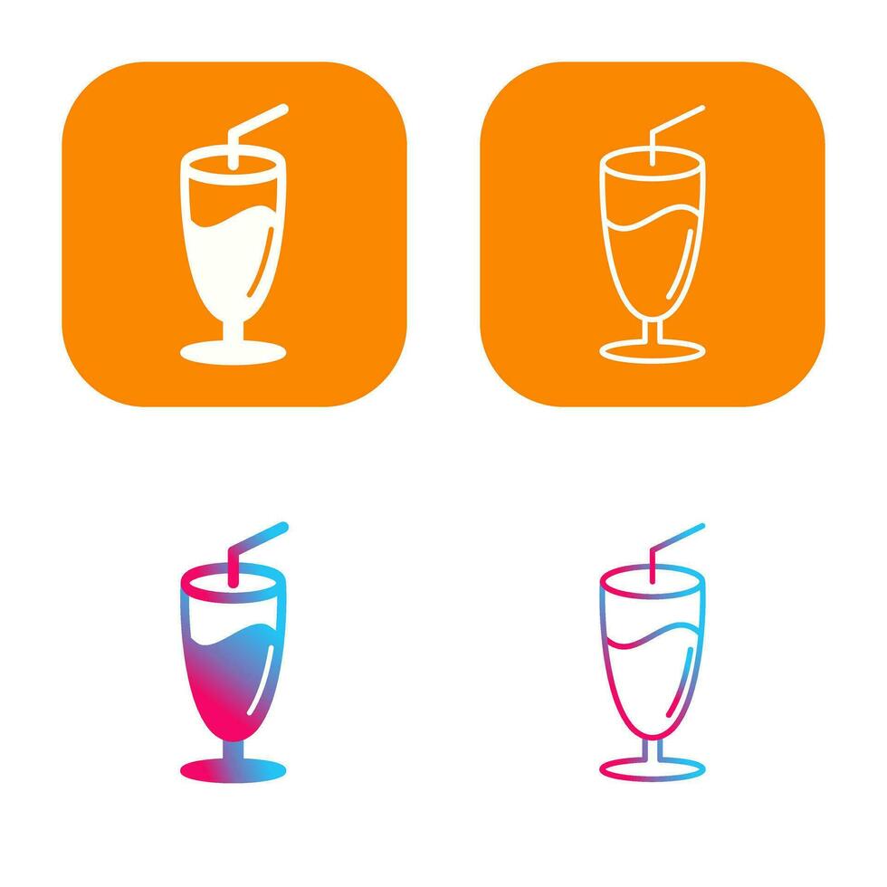 Milkshake Vector Icon