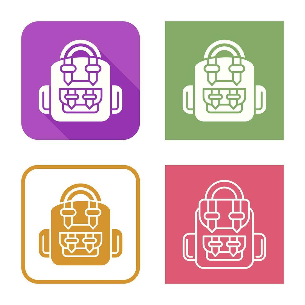 Backpack Vector Icon