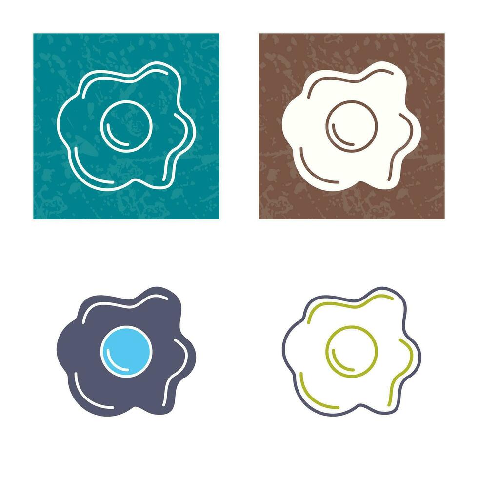 Fried egg Vector Icon