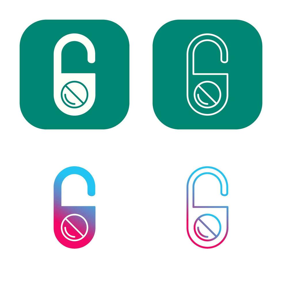 Do Not Disturb Vector Icon