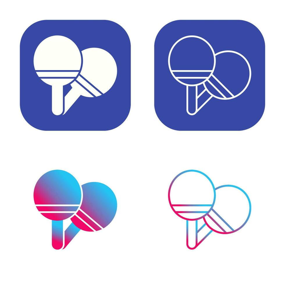 Ping Pong Vector Icon