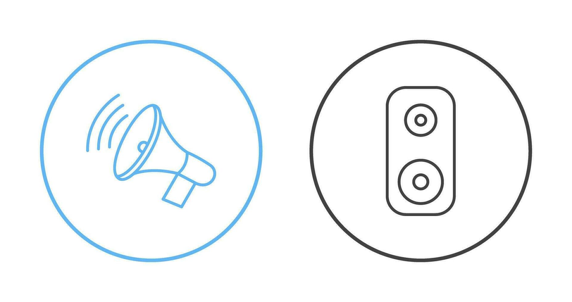 Announcing and Speaker Icon vector