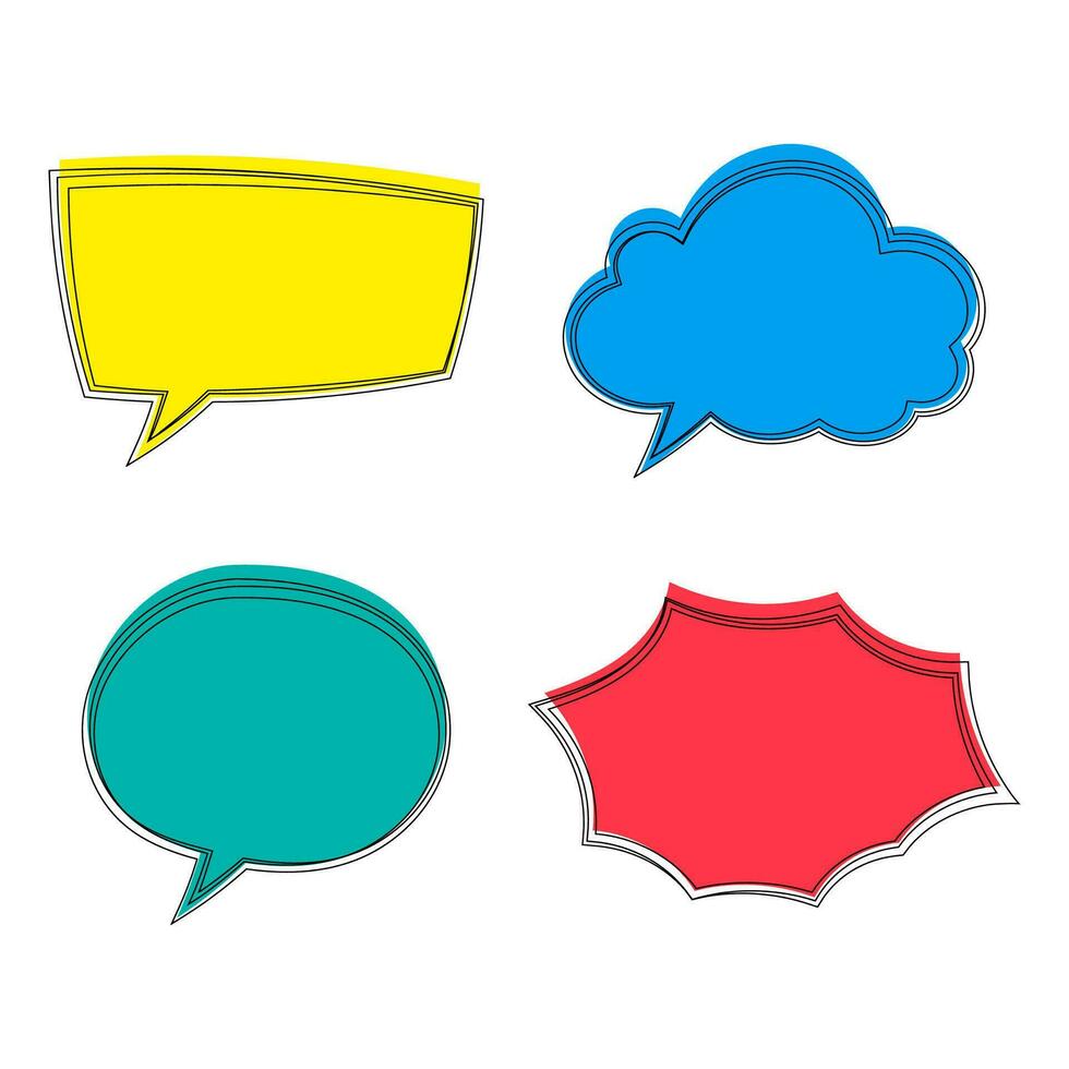 speech bubble vector