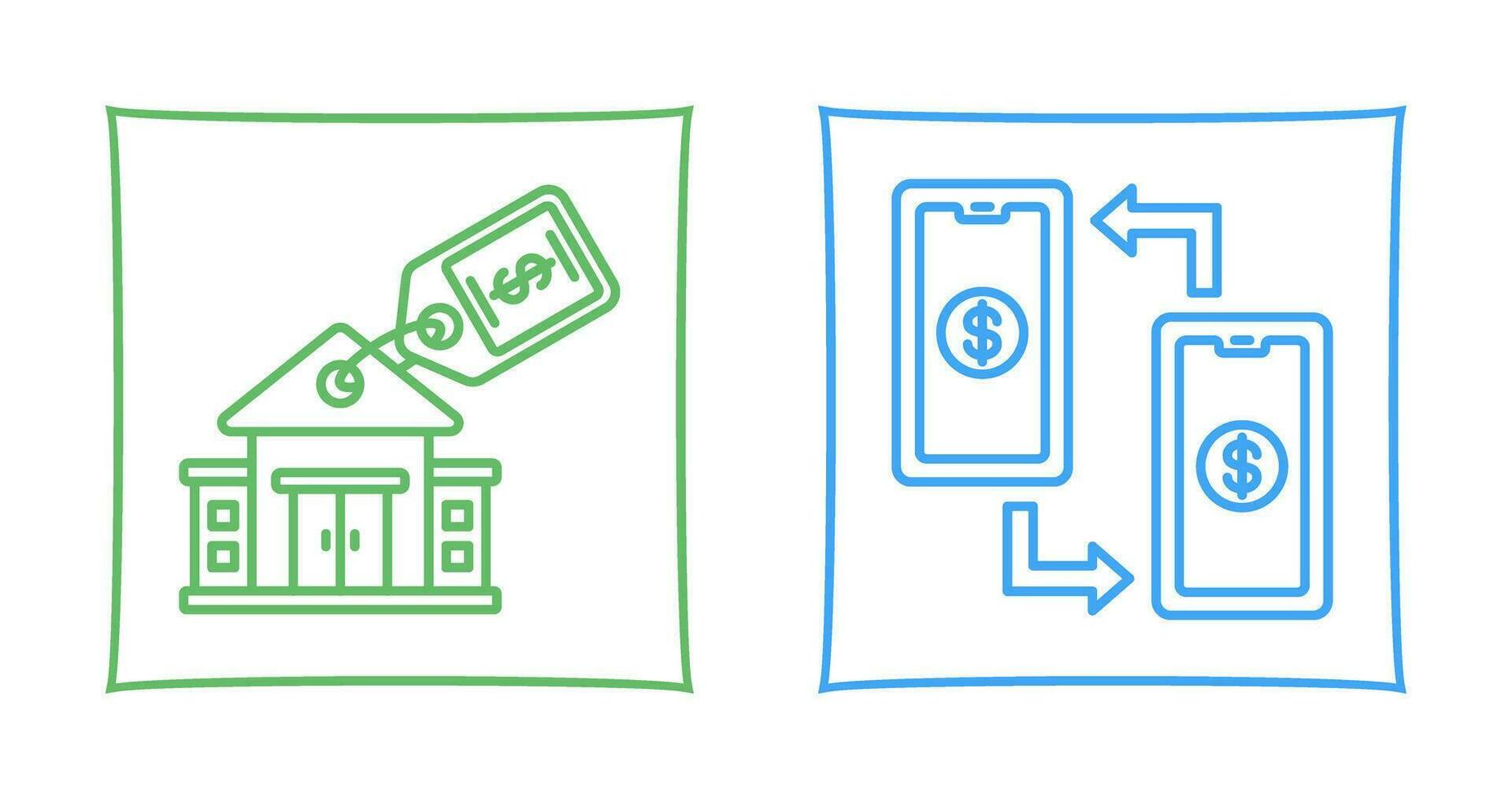 Rental and Transaction Icon vector