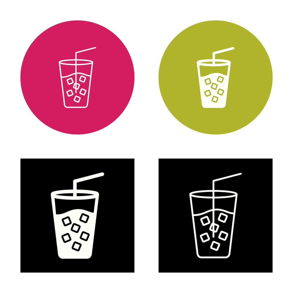 Cold Drink Vector Icon